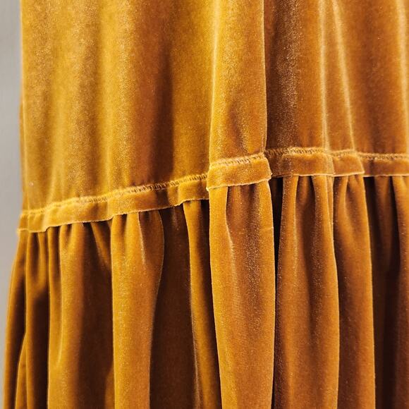 ENTRO Rust Velvet Oversized Top, Size Medium - Picture 6 of 10